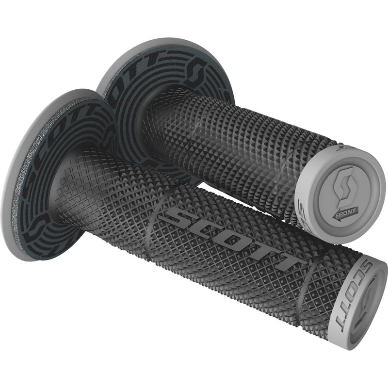 Scott SX II + Donut Grips - Black/Gray 219624-1001
