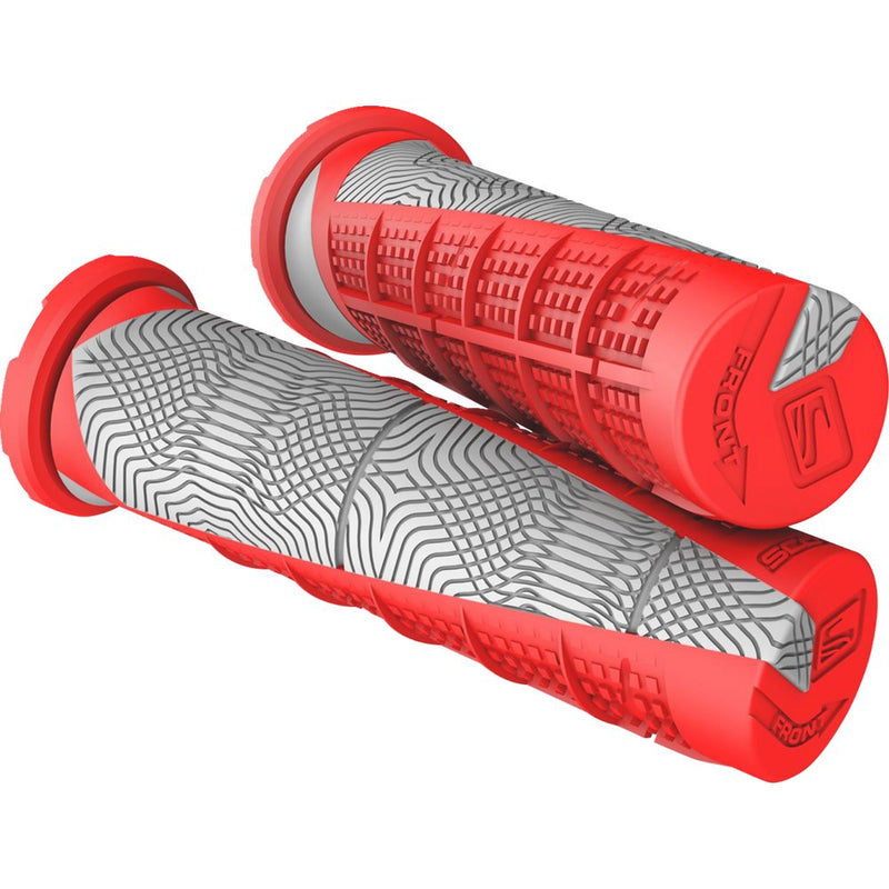 Scott Deuce ATV Grips - Red/Gray 217892-5858