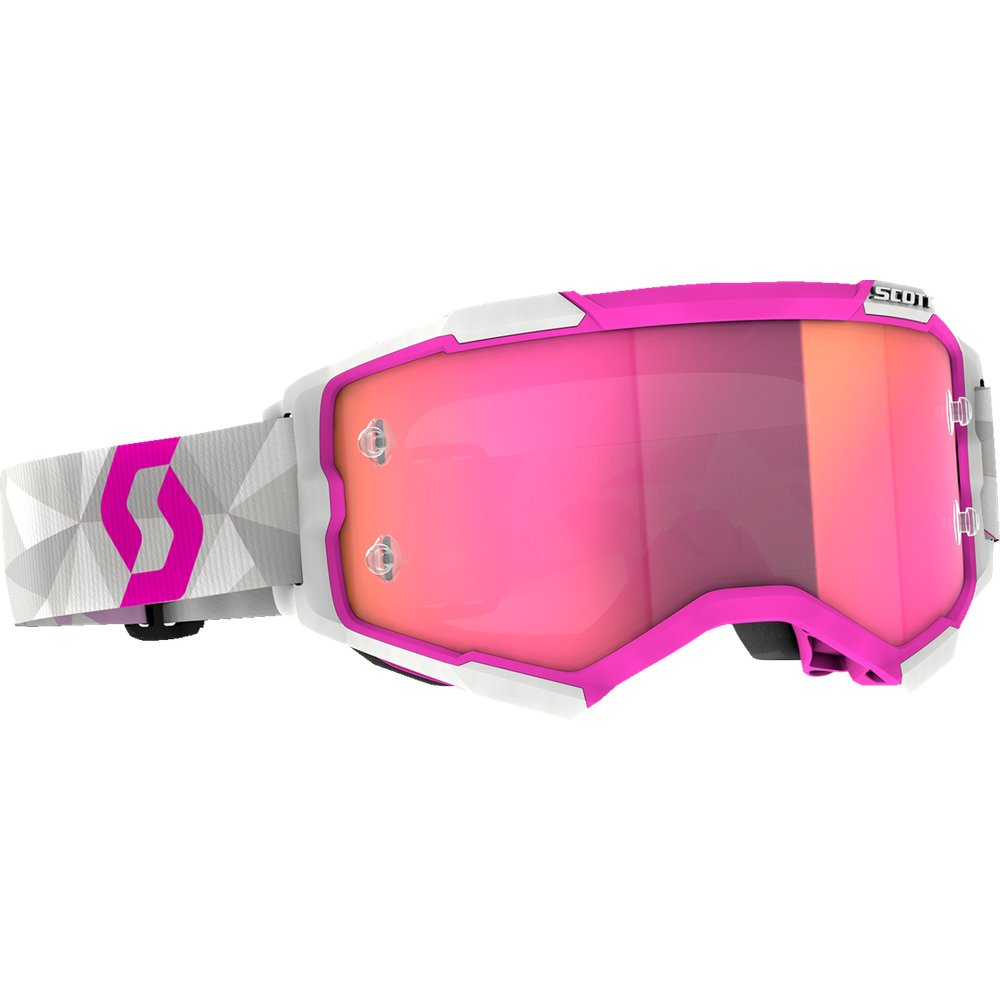 Scott Fury Goggles - JP 61 - White/Pink - Pink Chrome 414227-1087340