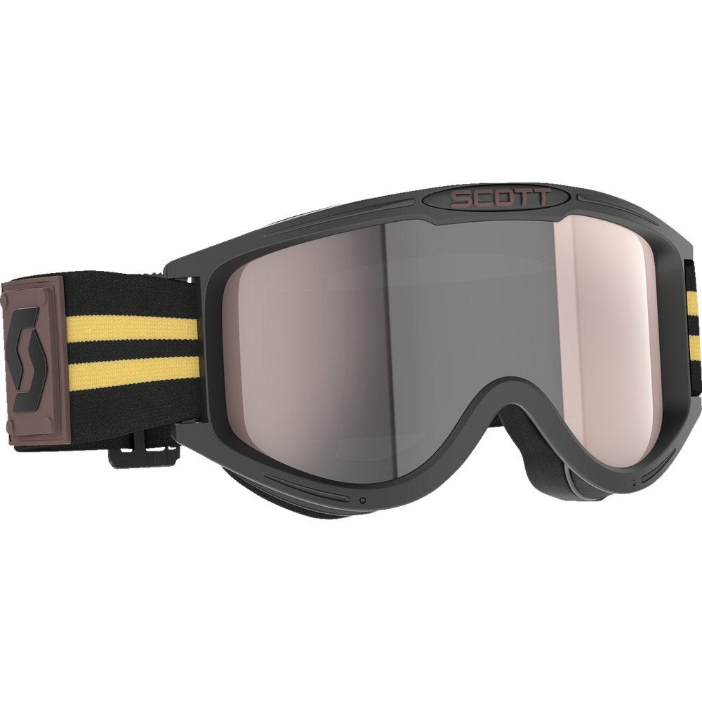 Scott 89X Era Goggle - Black/Beige - Silver Chrome Lens 411703-1098015