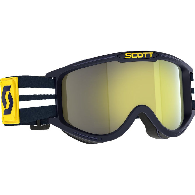 Scott 89X Era Goggle - Blue/White - Yellow Chrome Lens 411703-1006179