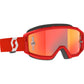 Scott Primal Goggle - Red/White - Orange Chrome Works Lens 2785971005280