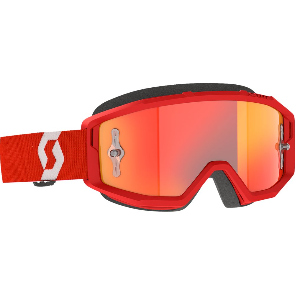 Scott Primal Goggle - Red/White - Orange Chrome Works Lens 2785971005280