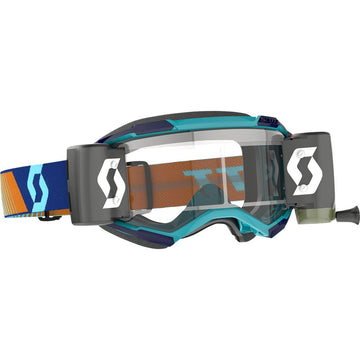 Scott Fury WFS Goggles - Royal Blue/Orange - Clear Works 278596-7436113