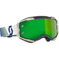 Scott Fury Goggle - Blue/Green - Green Chrome Works Lens 272828-1413279