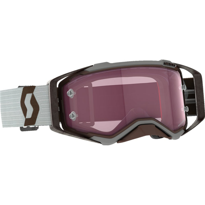 Scott Prospect Amplifier Goggle - Gray/Brown - Rose Works Lens 285536-7430352
