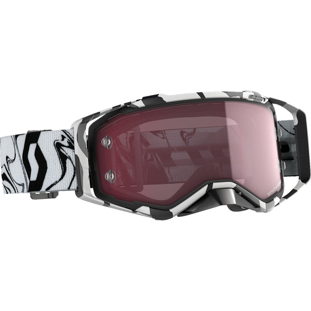 Scott Prospect Amplifier Goggle - Marble Black/White - Rose Works Lens 285536-7082352