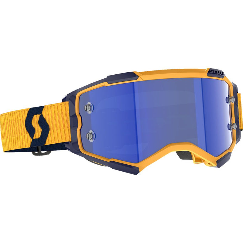 Scott Fury Goggle - Dark Yellow/Dark Blue - Blue Chrome 272828-7704349