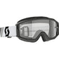 Scott Split OTG Goggle - Premium Black/White - Clear Works 285537-7702113