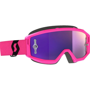 Scott Primal Goggle - Pink/Black - Purple Chrome Works Lens 278597-1665281
