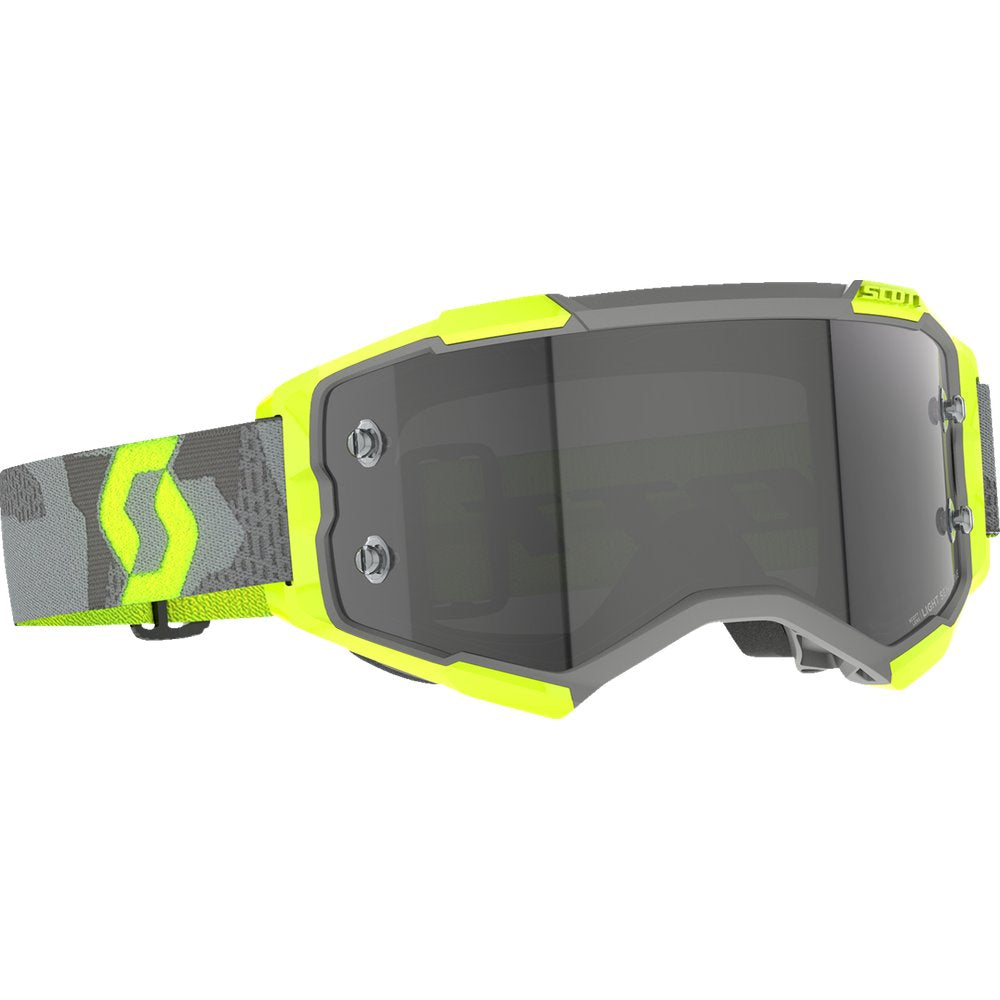 Scott Fury Goggle - Light Gray/Neon Yellow - Light Sensitive Gray 272827-7697327