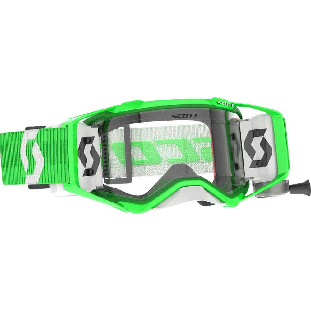 Scott Prospect WFS Goggle - Roll-Off - Green/White - Clear Lens 272822-1075113
