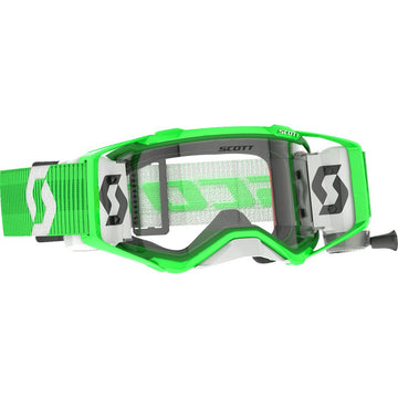 Scott Prospect WFS Goggle - Roll-Off - Green/White - Clear Lens 272822-1075113