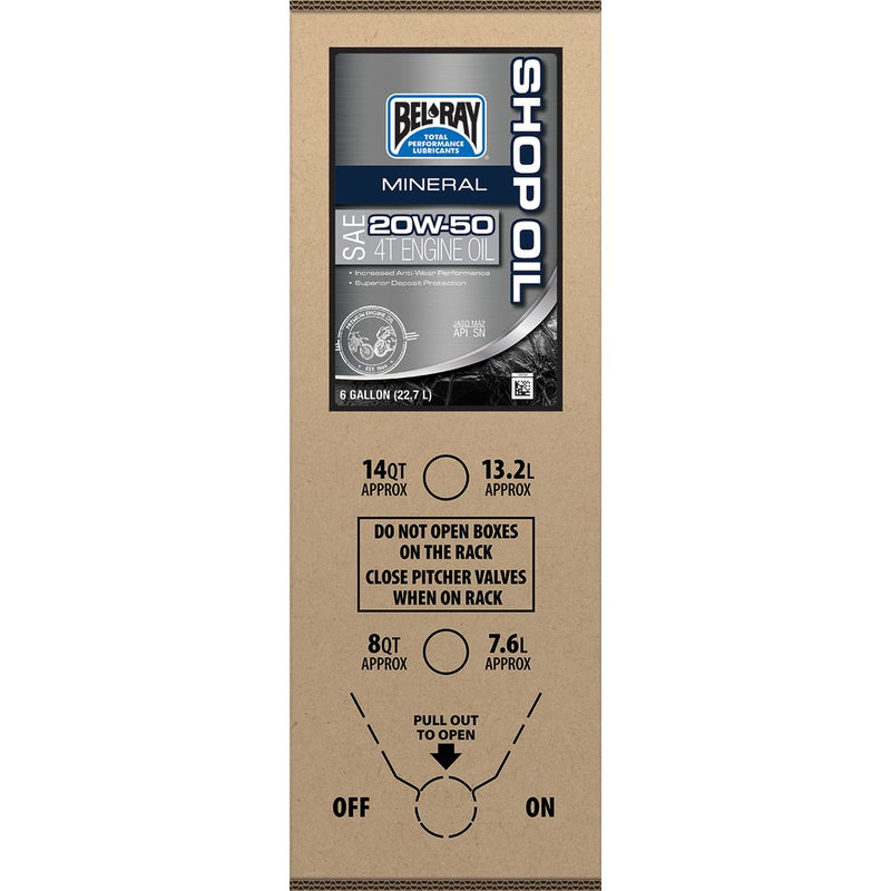 Bel-Ray Shop Oil - 20W-50 - 6 U.S. gal - Bag-In-Box 301291150033