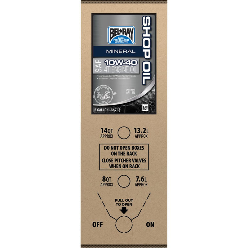 Bel-Ray Shop Oil - 10W-40 - 6 U.S. gal - Bag-In-Box 301290150033