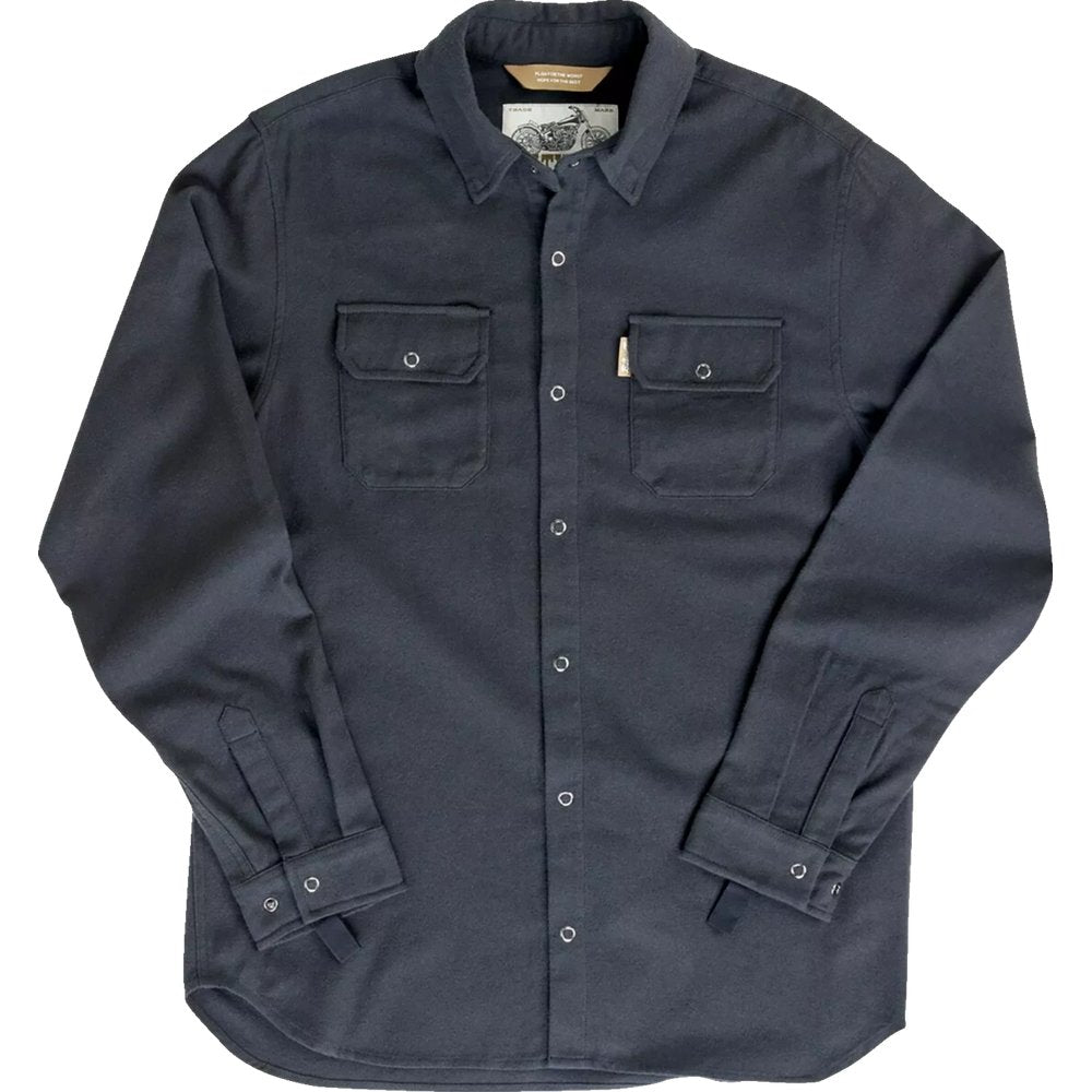 Biltwell HI Test Flannel Shirt - Black - 2XL 8128-124-006