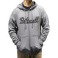 Biltwell Script Zip-Up Raglan Hoodie - Heather Gray - XL 8126-083-005