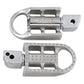 Biltwell Mushman Footpegs - Standard - Raw Polished 7002-302-04
