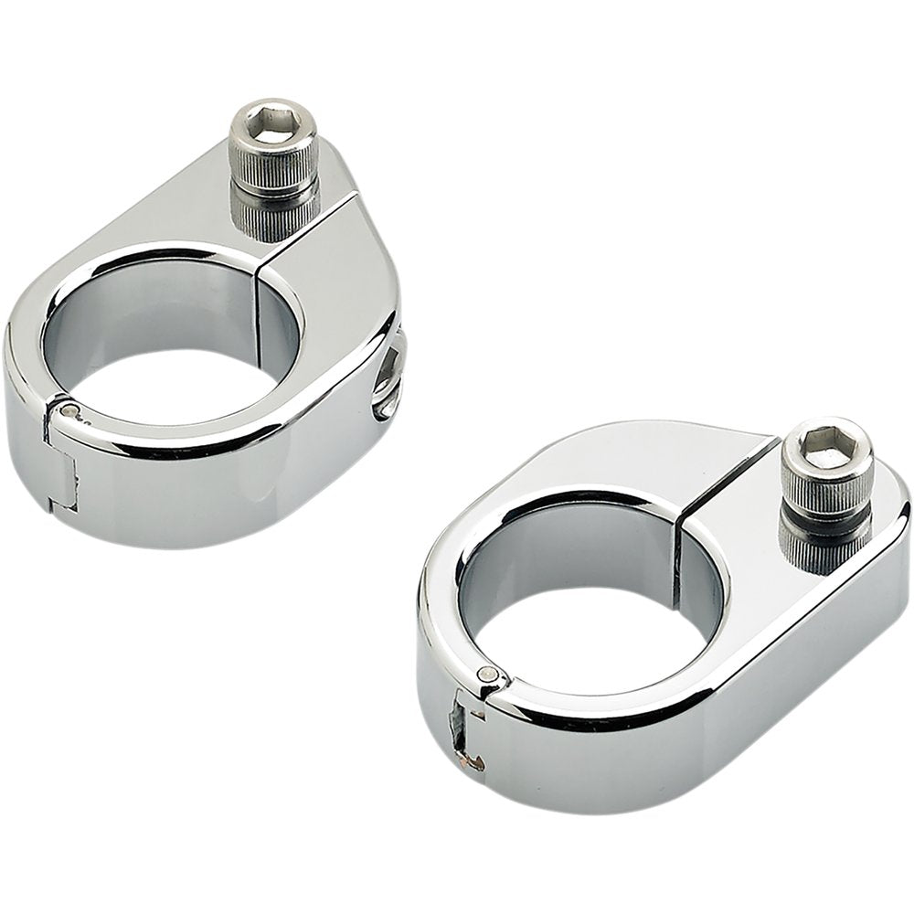 Biltwell O/S Speed Clamps - Chrome - Straight 6907-105
