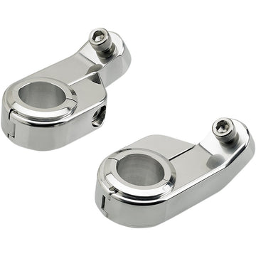 Biltwell O/S Speed Clamps - Chrome - Angled 6903-105
