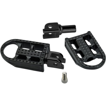 Biltwell Mushman Footpegs - Step - Black Electroplated 7002-201-03