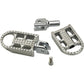 Biltwell Mushman Footpegs - Step - Raw Polished 7002-302-03