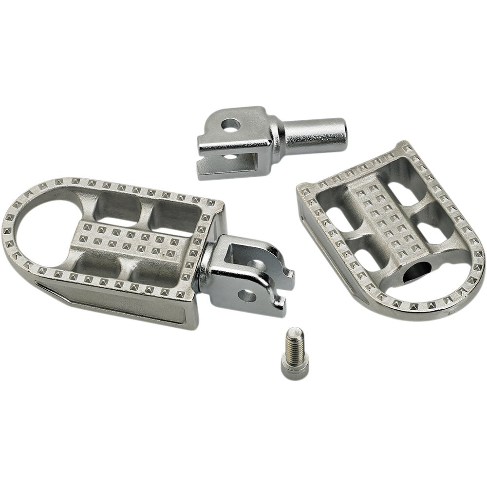 Biltwell Mushman Footpegs - Step - Raw Polished 7002-302-03