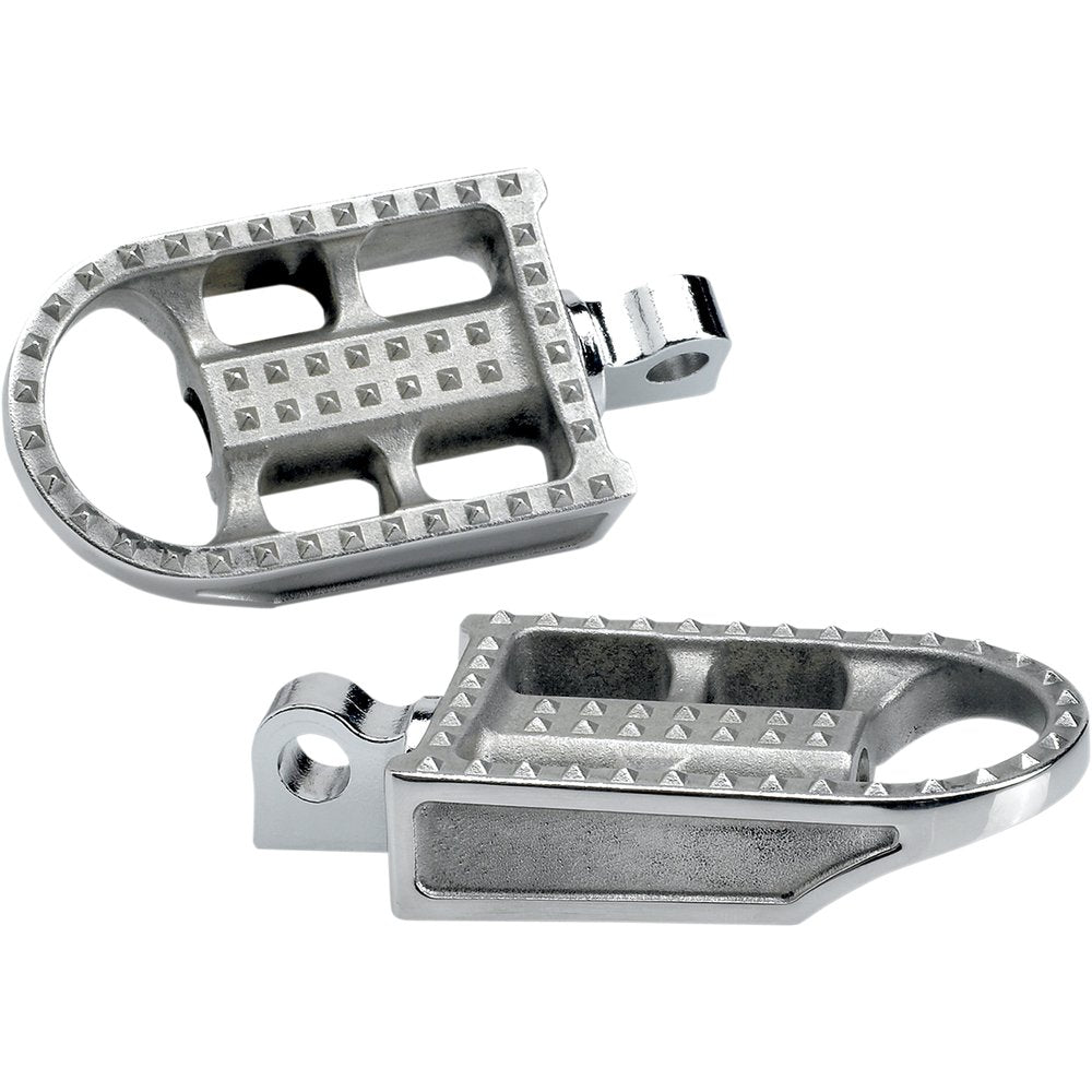 Biltwell Mushman Footpegs - Standard - Raw Polished 7002-302-01