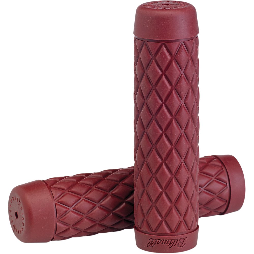 Biltwell Torker Grips - 7/8" - Oxblood 6705-0378