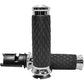 Avon Grips Diamond Contour Grips - Chrome - TBW DIA-60-CH-F24