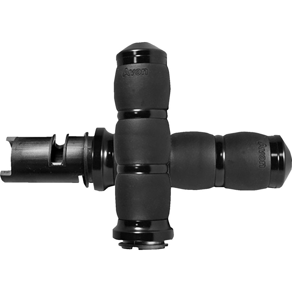 Avon Grips 3-Ring Velvet Air Grips - TBW - Black AIR-96-F24