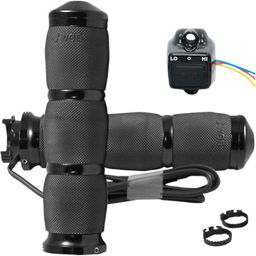 Avon Grips Heated Grips - Air Cushion - Metric - Black MT-AIR-90-AN-HT