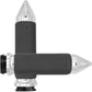 Avon Grips Vibration Dampening Memory Foam Grips - Large - Spike - TBW - Chrome MF-63B-CH-FL-SP
