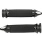 Avon Grips Custom Spike End Grips - TBW - Black CC-86-ANO-SP-FL