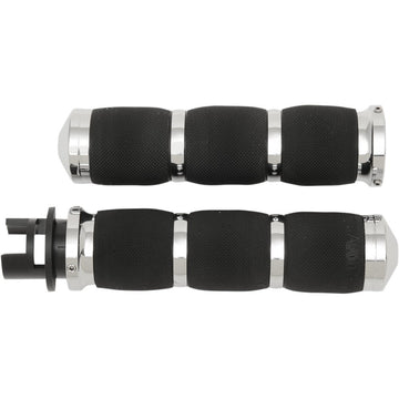 Avon Grips 3-Ring Air Cushioned Grips - Indian - Chrome MT-IN-AIR-90-CH