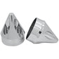 Avon Grips Front Axle Nut Cover - Chrome - Spike - 7/8"/1" AXL-SPK-CH-TOUR