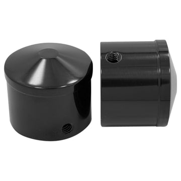 Avon Grips Front Axle Nut Cover - Black - Air Cushion - 1" AXL-AIR-ANO