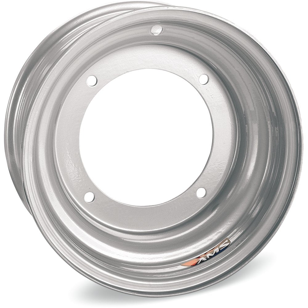AMS Steel Wheel - Front - Chrome - 10x5 - 4/166 - 2+3 0563-697