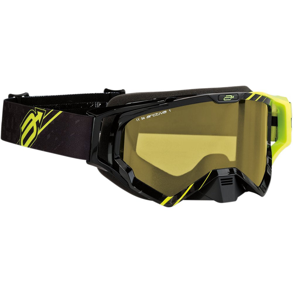 Arctiva Vibe Goggle - Black/Hi-Viz Yellow - Yellow Lens 2601-2353