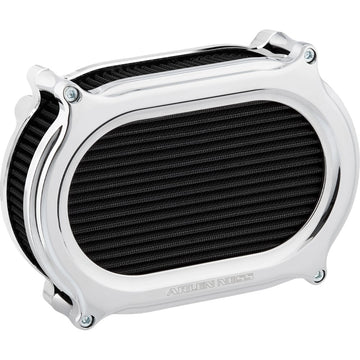 Arlen Ness Stage 2 Oval Air Cleaner Kit - Chrome 600-175