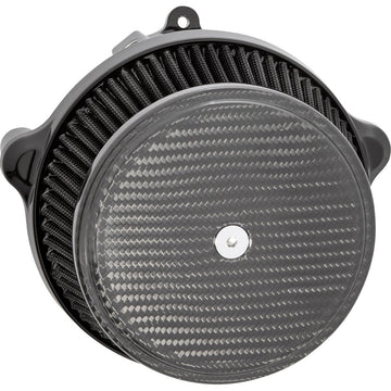 Arlen Ness Big Sucker* Stage 1 Air Cleaner Kit with Cover - Carbon - Black 600-311