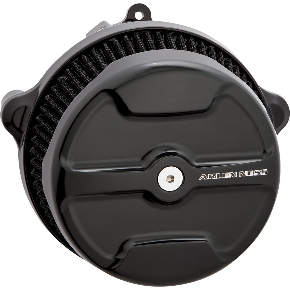 Arlen Ness Big Sucker* Stage 1 Air Cleaner Kit with Cover - Knuckle - Black 600-309