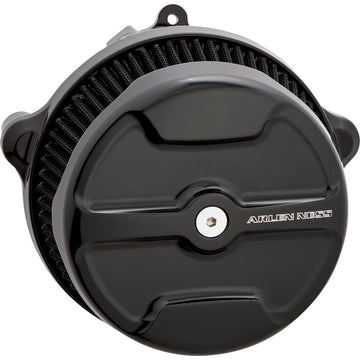 Arlen Ness Big Sucker* Stage 1 Air Cleaner Kit with Cover - Knuckle - Black 600-309