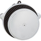 Arlen Ness Big Sucker* Stage 1 Air Cleaner Kit with Cover - Smooth - Chrome 600-302