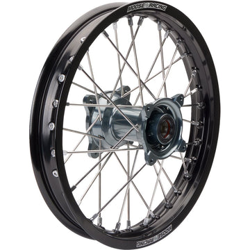 Moose Offroad Wheel Assembly - SX-1 - Complete - Front - Black Wheel/Gray Hub - 16x1.85 MR8X-16016-BKGY