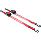 Moose Offroad Retractable Ratcheting Straps - 2" x 10' - Red 3920-0538