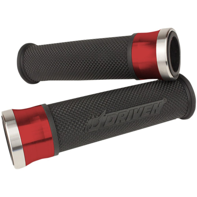 Driven Racing Halo Grips - Red/Black DHS-RD