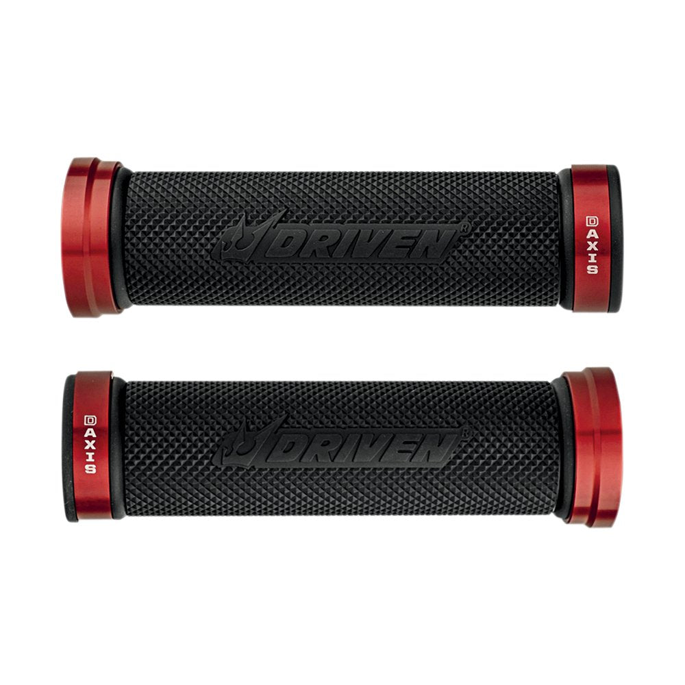 Driven Racing D-Axis Grips - Red/Black DXG-RD