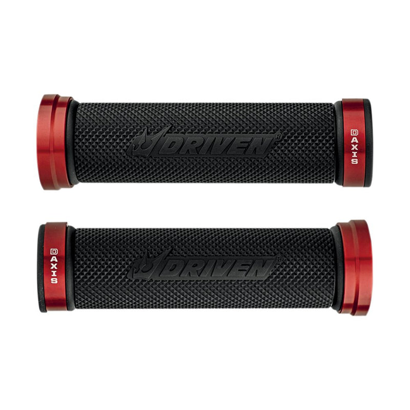 Driven Racing D-Axis Grips - Red/Black DXG-RD