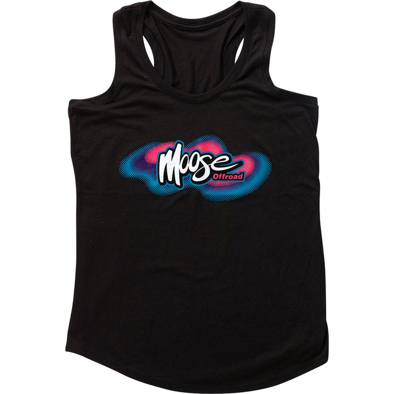 Moose Offroad Women's Retro Tank T-Shirt - Black - Small 3031-4028